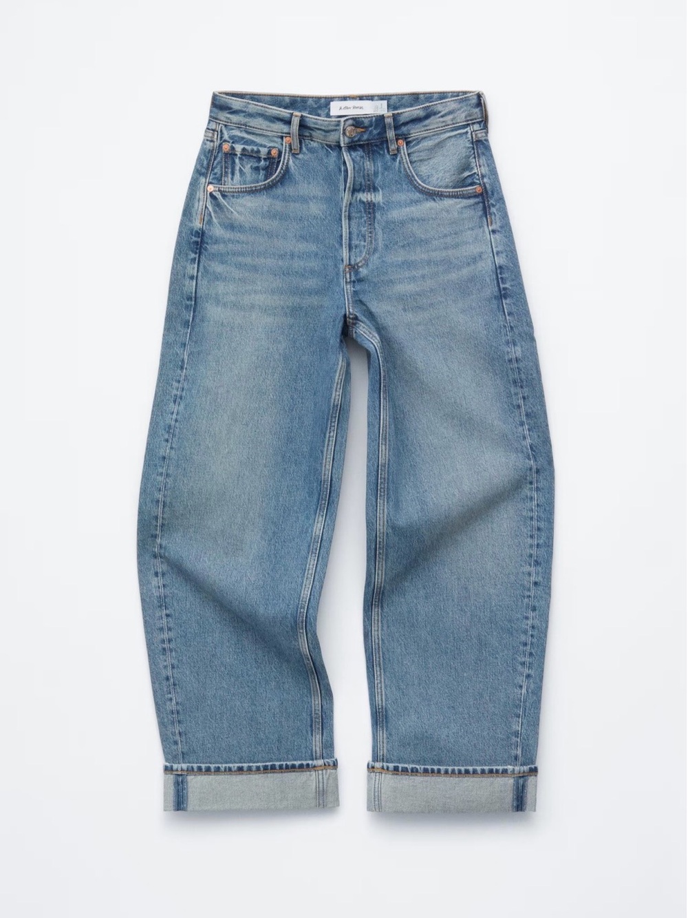 & Other Stories Light Blue Barrel-Leg Jeans